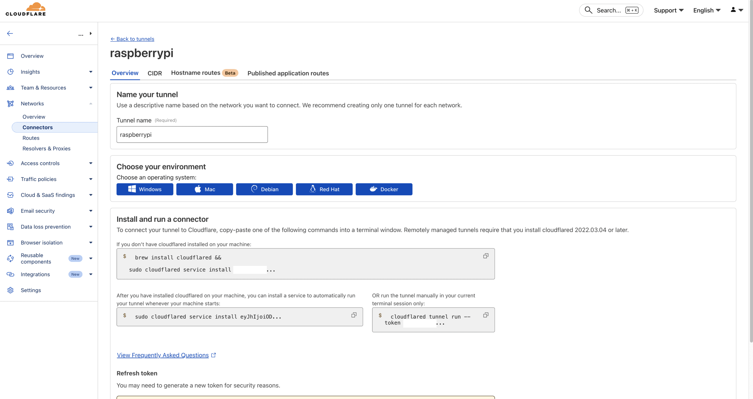 Cloudflare Tunnels Raspberry Pi Installation